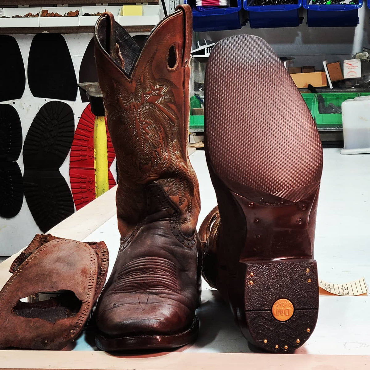 Resoling cowboy sales boots